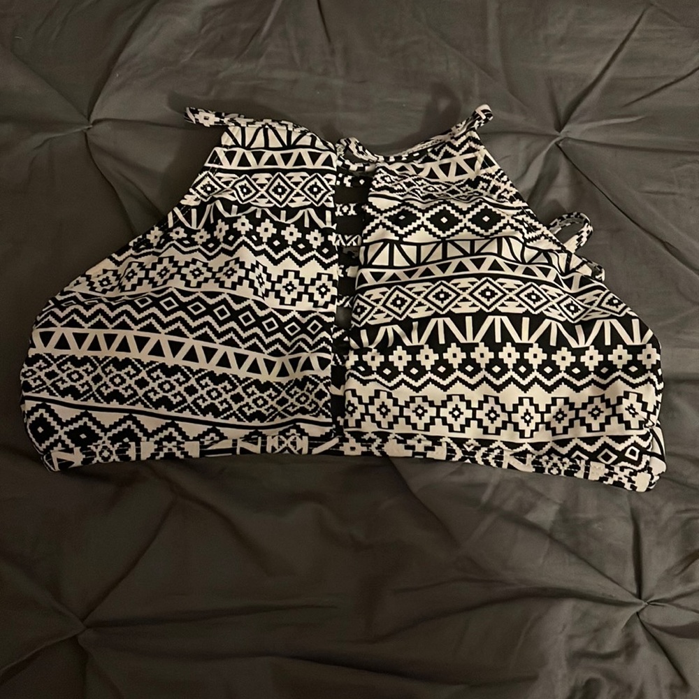 geometric bikini top